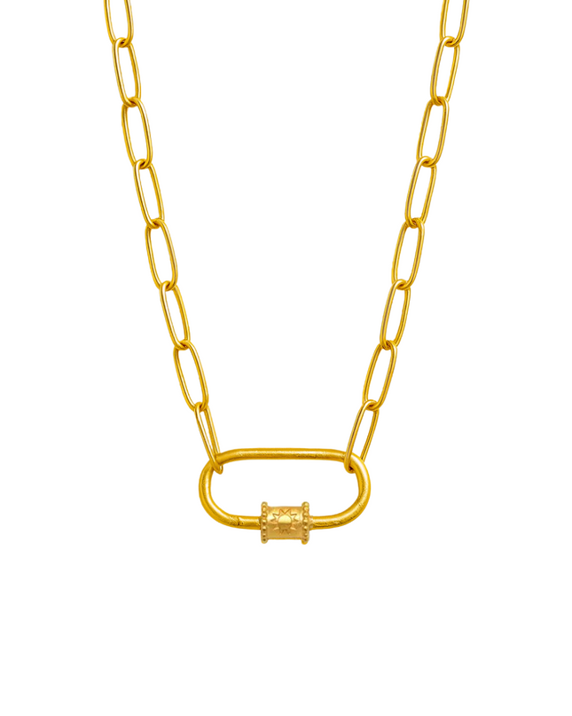 New Beginnings Sun Charm Necklace