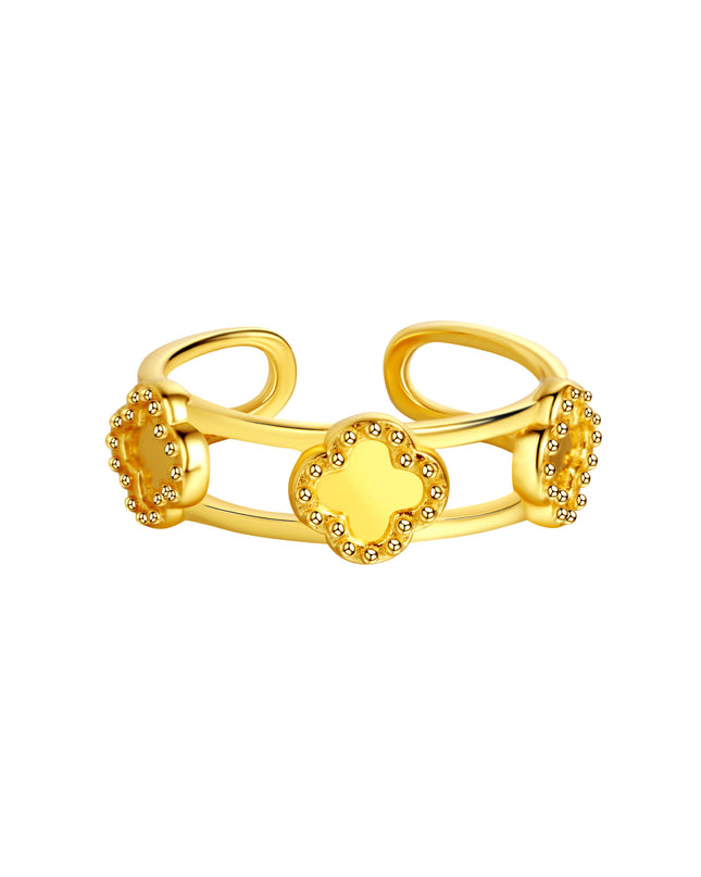 Trés Clover Ring