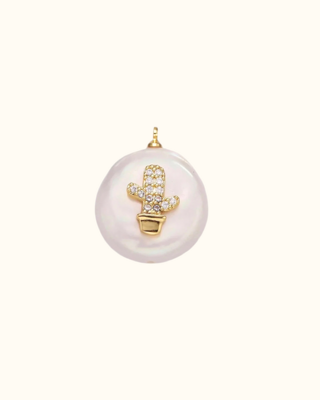 Cactus Pearl Charm