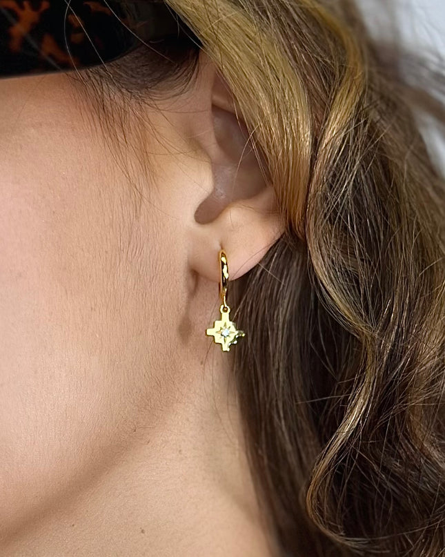 Chakana CZ Earrings
