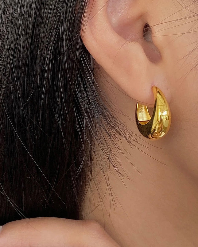 Lara Tear Drop Hoops