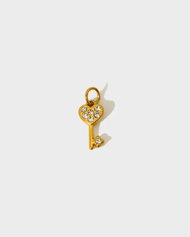 Diamond Key Charm