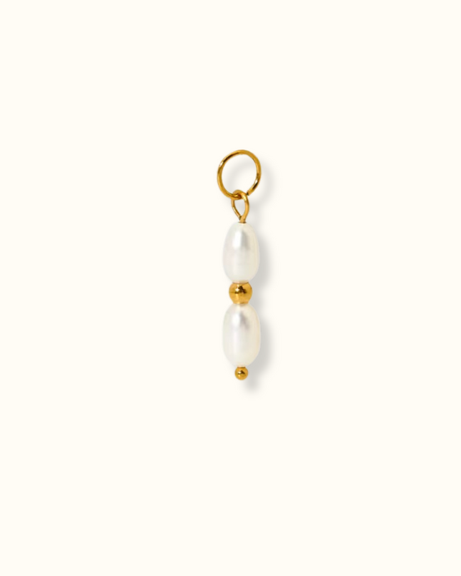 Double Pearl Charm