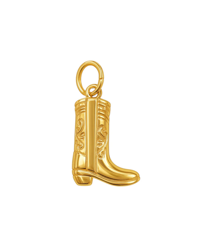 Rustic Cowboy Boot Charm