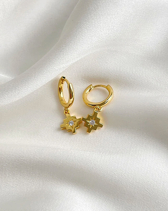 Chakana CZ Earrings