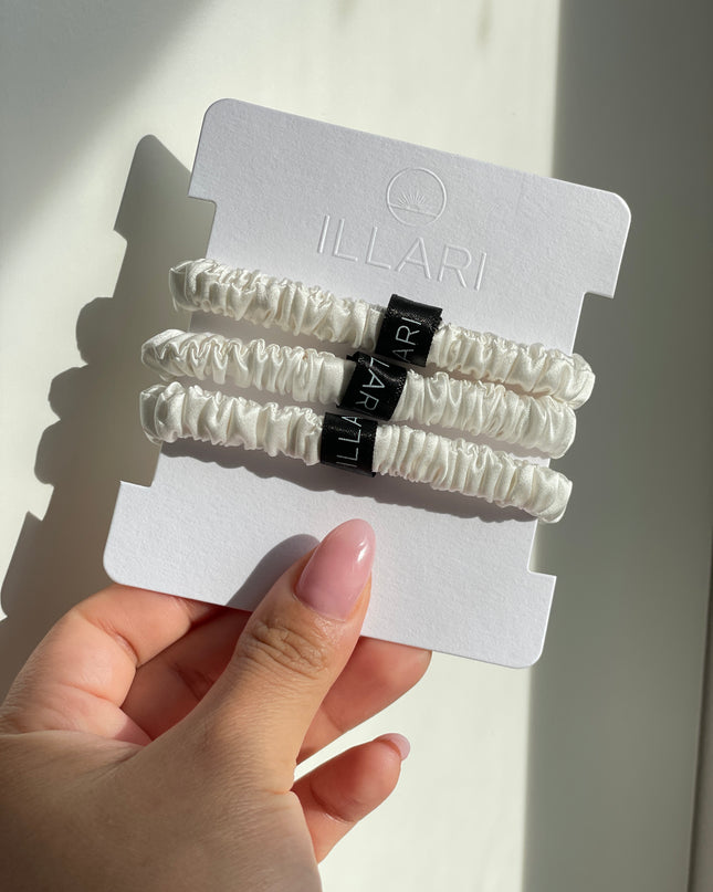 Ensemble de chouchous de luxe - Blanc