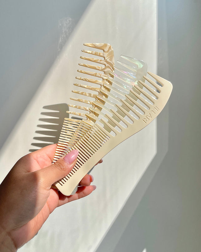 Peigne à cheveux de vanité 2 en 1